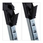 Set 2 staliere, pliabile, reglabile pe 12 inaltimi, capacitate 100kg, Relaxdays - imagine 7