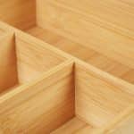 Organizator birou sau atelier, maner transport, din bambus, 12,5 x 32,5 x 20,5 cm - imagine 8