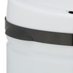 Cos de gunoi cu senzor, 50 L, otel, design modern, alb - imagine 7