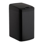 Cos de gunoi cu senzor automat, 12 L, capac anti-miros, 41 x 21,5 x 28 cm, negru