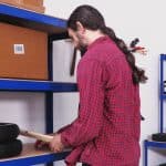 Raft multifunctional industrial, 5 rafturi, capacitate incarcare 875 kg, albastru, 180 x 90 x 45 cm - imagine 5