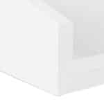 Tavita documente A4, din bambus, alb, 6 x 25 x 33 cm, Relaxdays - imagine 7