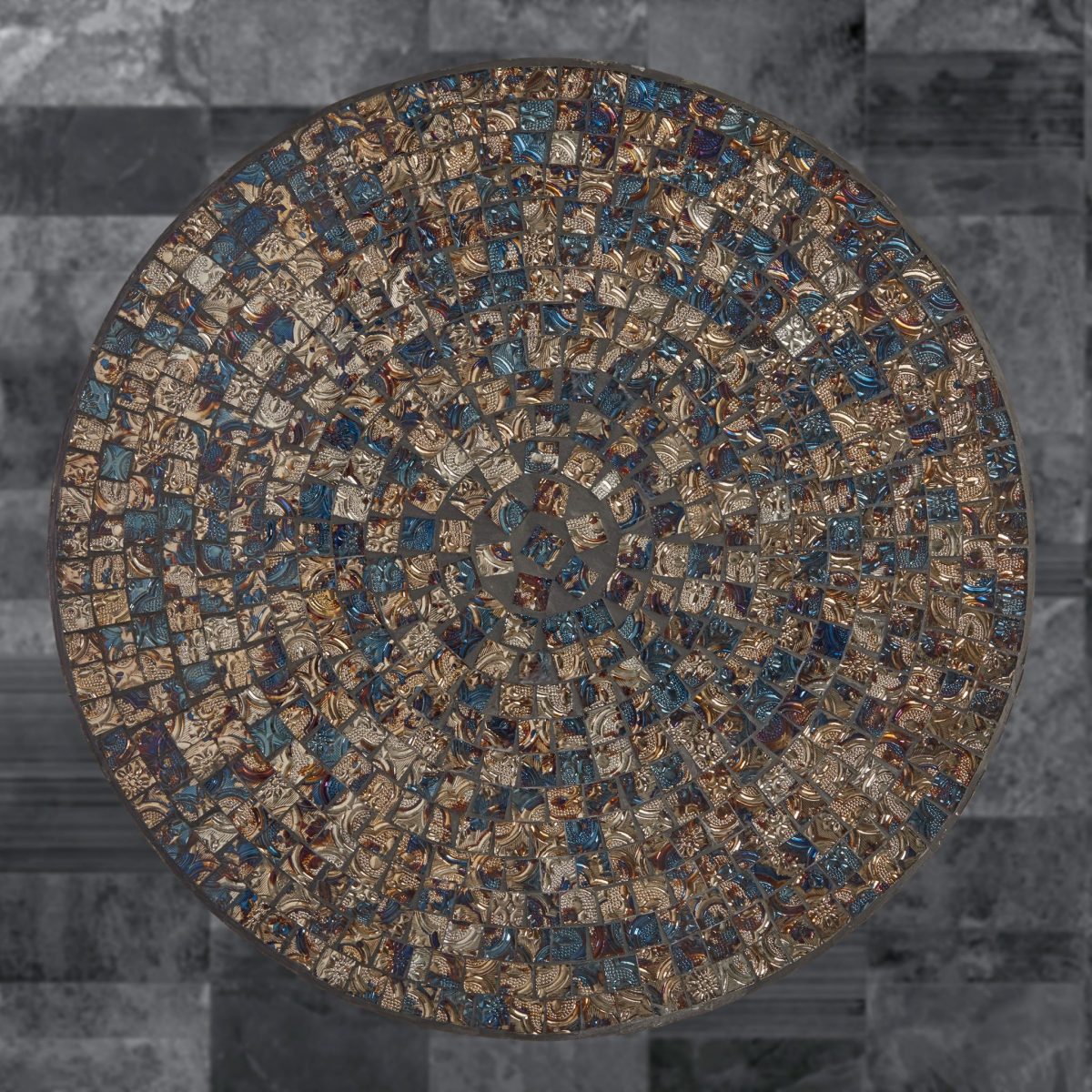 Masuta pentru sufragerie, 50 x 41 cm, MDF/sticla - imagine 2