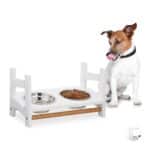 Set 2 boluri, suport cu inaltime reglabila, alb, 20 x 42 x 22 cm
