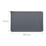 Covor/asternut, bol hrana animale, din silicon, 48,5 x 30 cm - imagine 4
