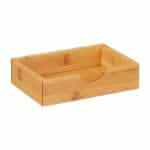 Organizator de birou, un raft si 3 sertare, din bambus, 21 x 20 x 13 cm - imagine 10