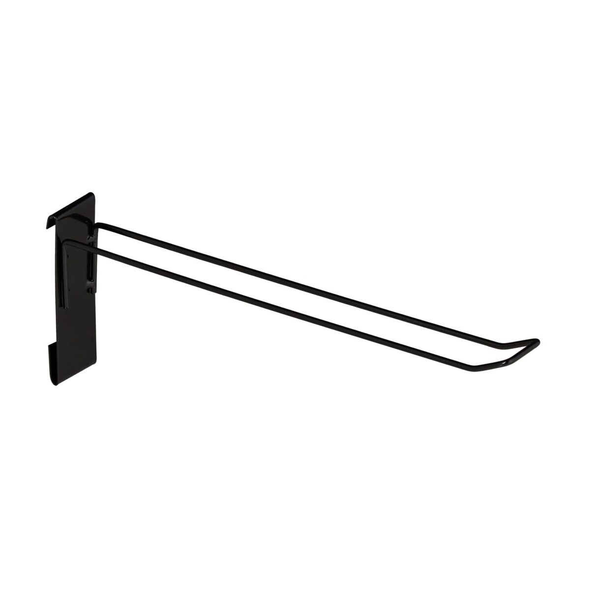 Panou perforat pentru expunere, cu 10 carlige, negru, 215 x 65,5 x 44,5 cm - imagine 2