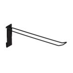 Panou perforat pentru expunere, cu 10 carlige, negru, 215 x 65,5 x 44,5 cm - imagine 2