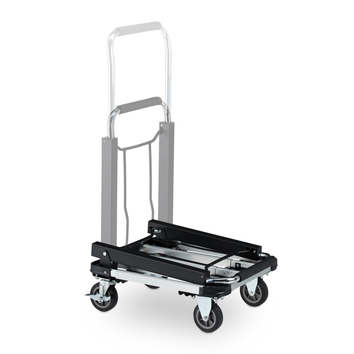 Carucior transport, manerului reglabil pe inaltime, capacitate de incarcare 100 kg, Relaxdays - imagine 6