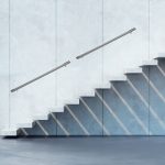 Balustrada din otel inoxidabil, argintiu, 1500mm - imagine 7
