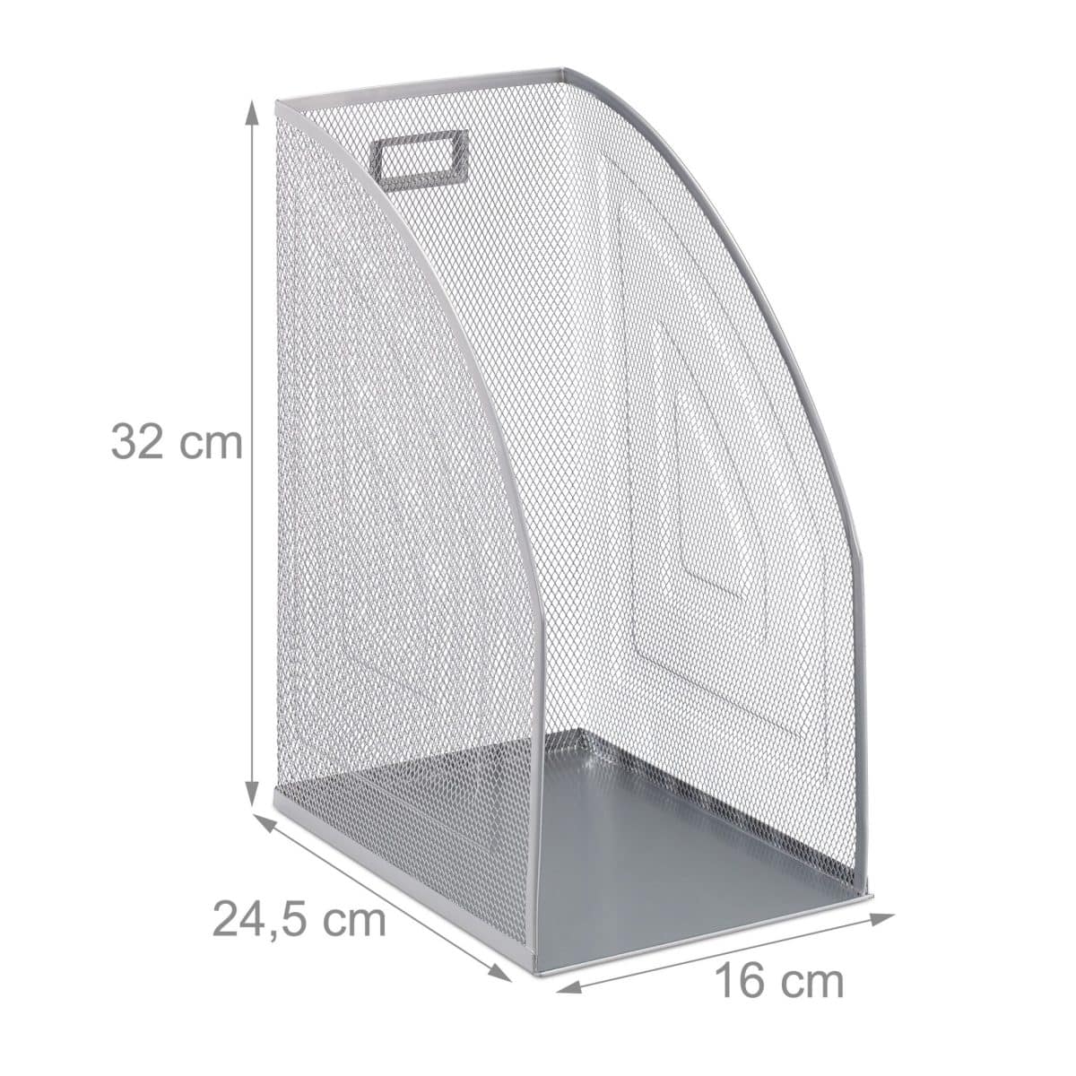 Organizator de birou, metalic, documente A4, 32 x 16 x 24,5 cm - imagine 5