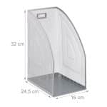 Organizator de birou, metalic, documente A4, 32 x 16 x 24,5 cm - imagine 5