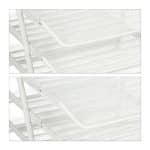 Set 3 tavite/organizator birou, metalic, documente A4, alb, 32 x 16 x 24,5 cm - imagine 6