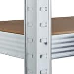Raft industrial, cu 5 rafturi, placi MDF, cadru otel gri, 180 x 90 x 45 cm - imagine 8