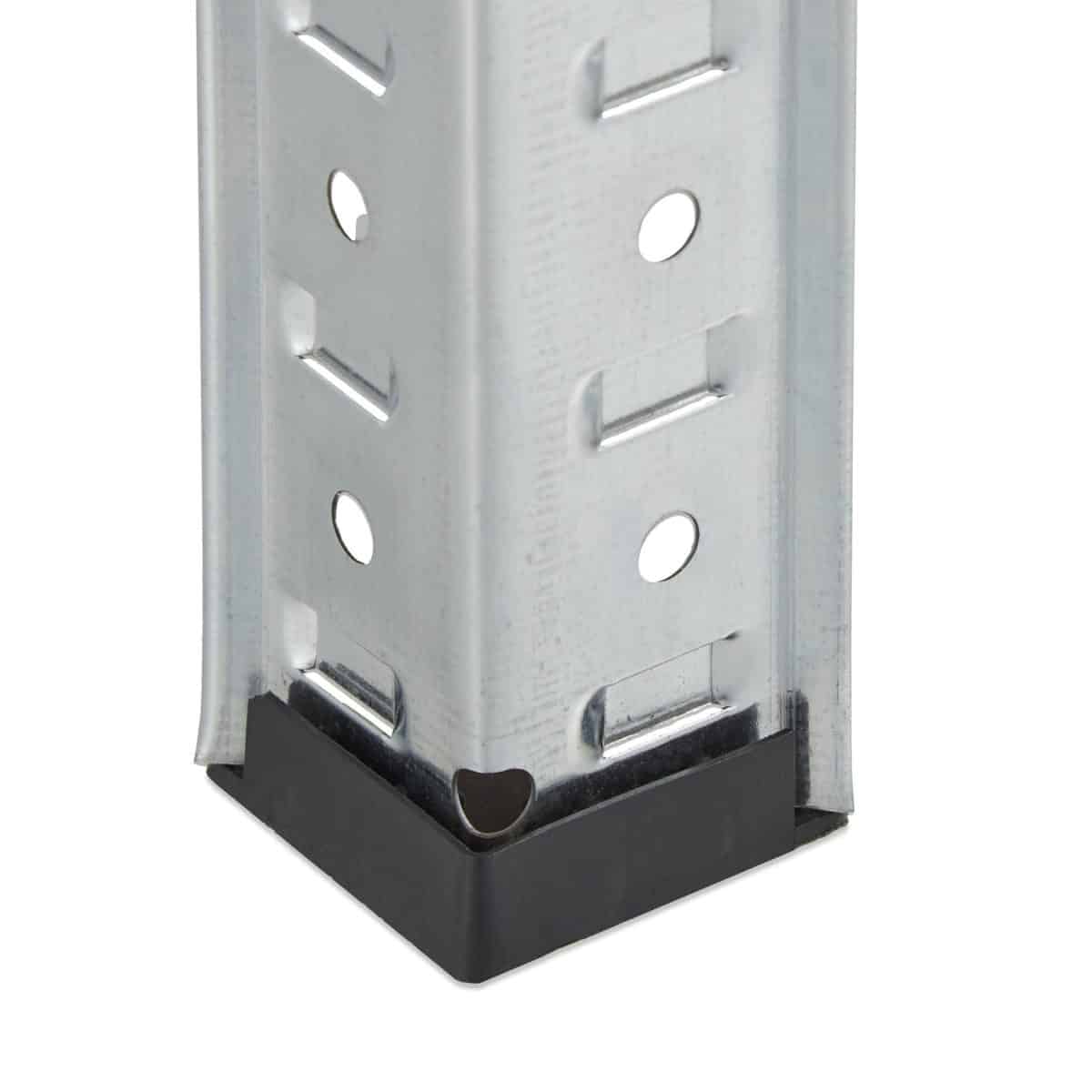 Raft industrial, cu 5 rafturi, placi MDF, cadru otel gri, 180 x 90 x 45 cm - imagine 9