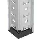 Raft industrial, cu 5 rafturi, placi MDF, cadru otel gri, 180 x 90 x 45 cm - imagine 9