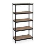 Raft multifunctional industrial, 5 rafturi, sustine 360 kg pe nivel, 183 x 91 x 46 cm