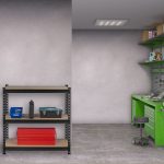 Raft multifunctional industrial, 5 rafturi, sustine 360 kg pe nivel, 183 x 91 x 46 cm - imagine 5