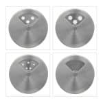 Set 12 recipiente pentru condimente, inox, 8,5 x 5 cm, 90 ml, Kraftpunkt® - imagine 3