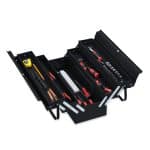 Cutie metalica, maner transport, 5 compartimente, 21 x 53 x 20 cm