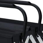 Cutie metalica, maner transport, 5 compartimente, 21 x 53 x 20 cm - imagine 7