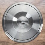 Cos de gunoi incorporabil pentru blatul de lucru, 5 l, capac inox, albastru - imagine 2