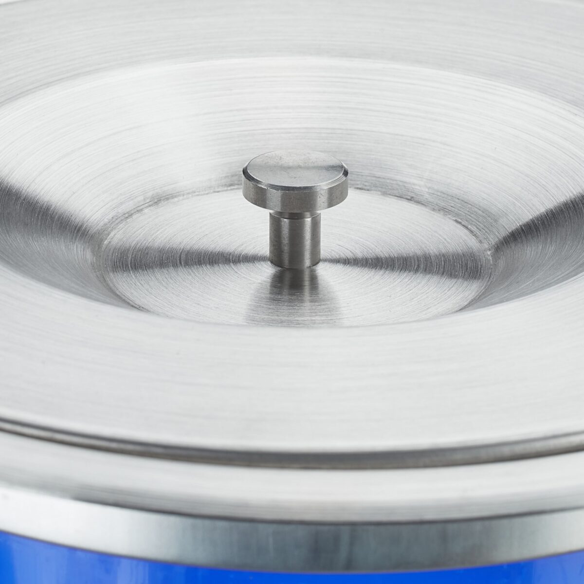 Cos de gunoi incorporabil pentru blatul de lucru, 5 l, capac inox, albastru - imagine 7