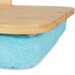 Suport laptop pana la 17,3 inchi, bambus, blue, 8 x 51 x 36 cm - imagine 8