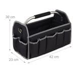 Geanta depozitare si transport, 34 compartimente, 30 x 42 x 23 cm - imagine 6