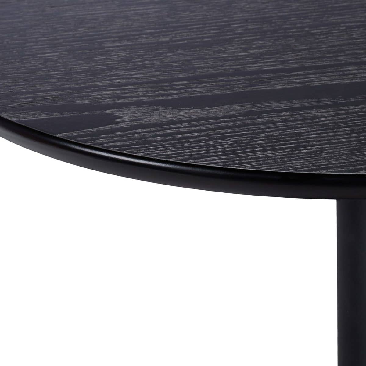 Masuta de cafea, stil modern, 48,5 x 40 cm, negru - imagine 5