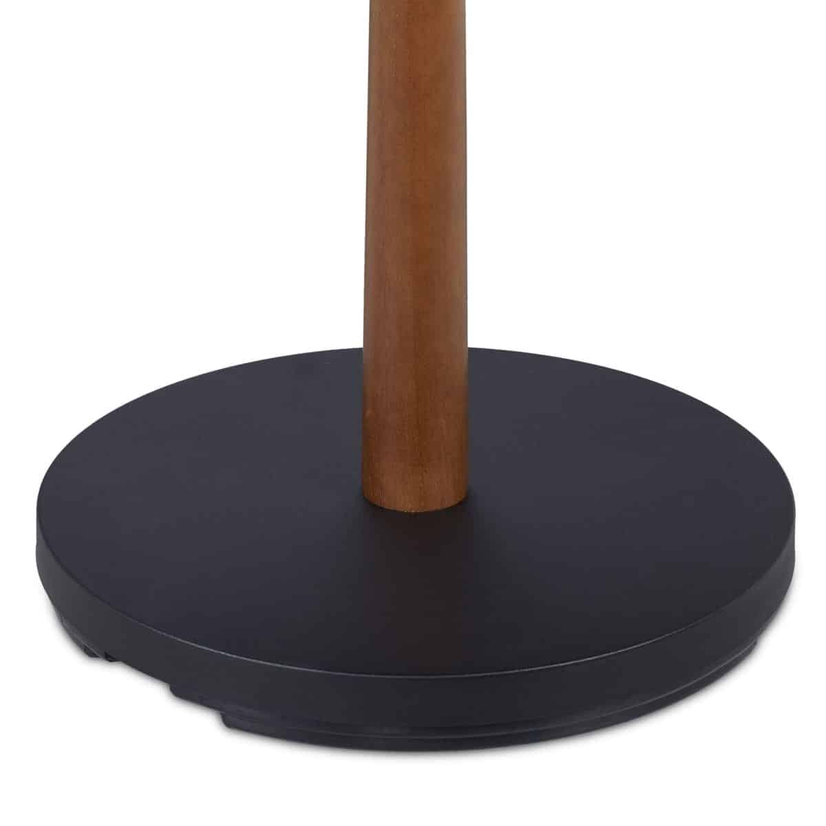 Masuta cafea, din lemn, maro/negru,  56 x 45 cm - imagine 2
