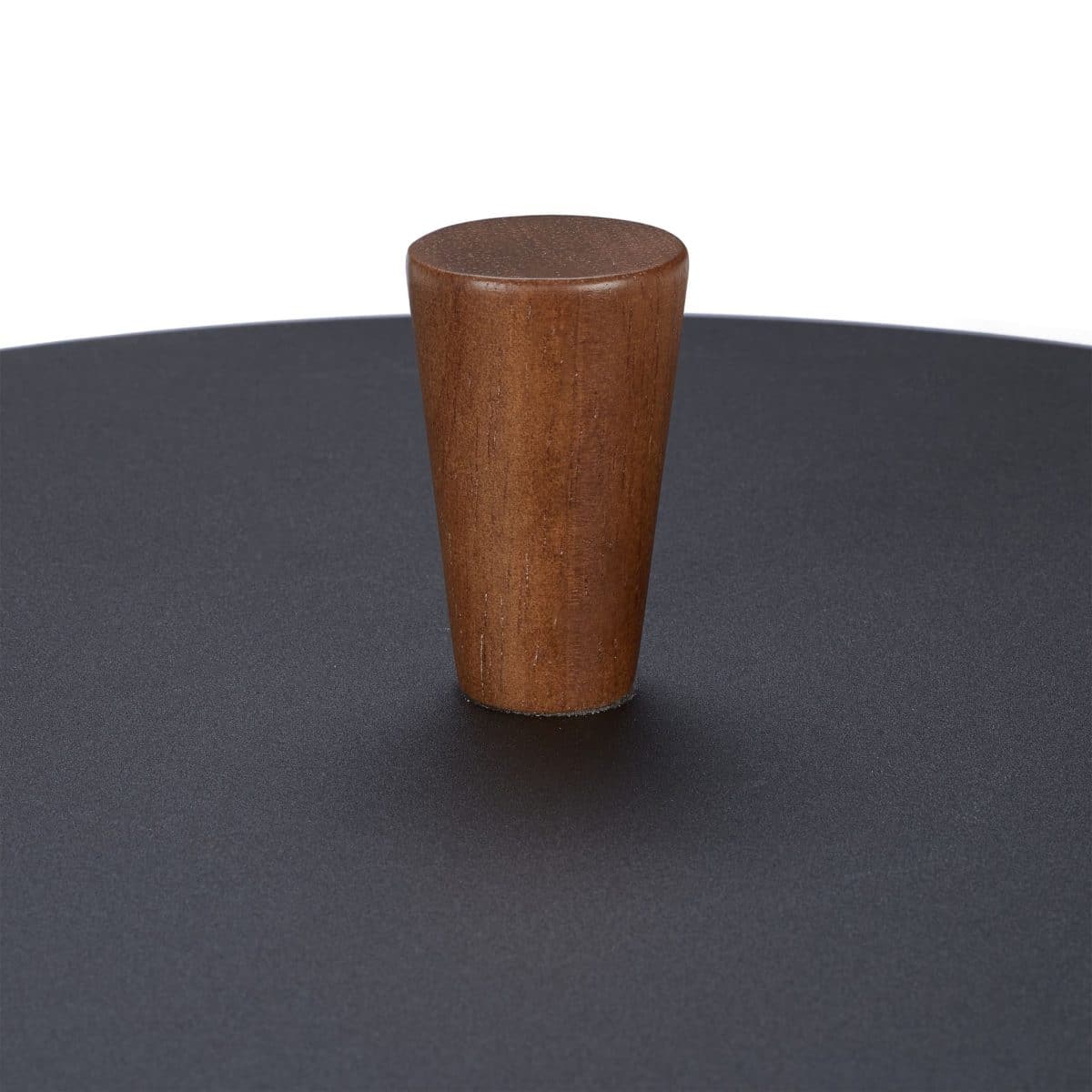 Masuta cafea, din lemn, maro/negru,  56 x 45 cm - imagine 6