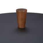 Masuta cafea, din lemn, maro/negru,  56 x 45 cm - imagine 6