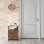 Noptiera cu 2 sertare textile si raft, design vintage, MDF, 70 x 45 x 40 cm - imagine 5
