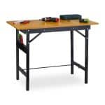 Banc de lucru, blat MDF capacitate de incarcare 100 kg, suport unelte, 76 x 100 x 60 cm