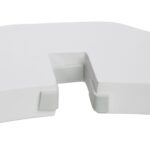 Gard blocare acces, pentru copii sau animale de companie, alb, 92 x 154 x 30 cm - imagine 8