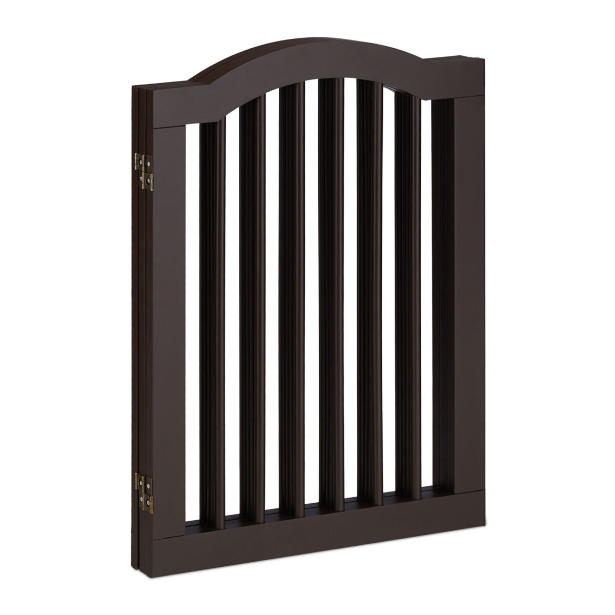 Gard protectie/blocare acces din MDF, cu usa, maro, 70 x 154 x 30 cm - imagine 9