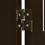Gard protectie/blocare acces din MDF, cu usa, maro, 70 x 154 x 30 cm - imagine 7