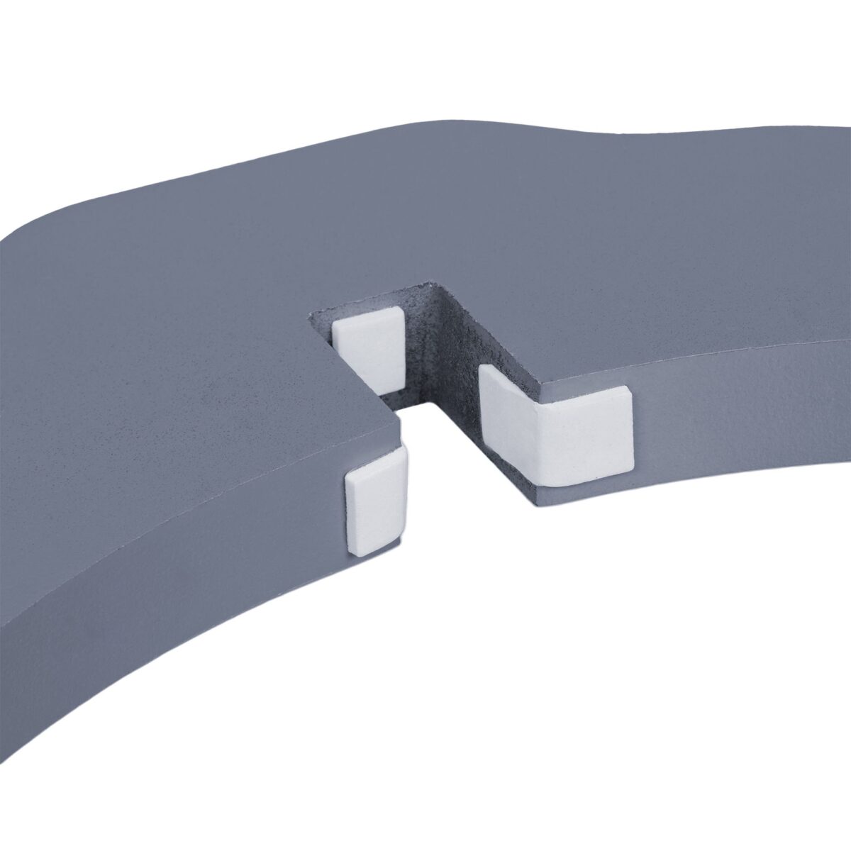 Gard protectie/blocare acces, gri, pliabil, 92 x 205 x 30 cm - imagine 5