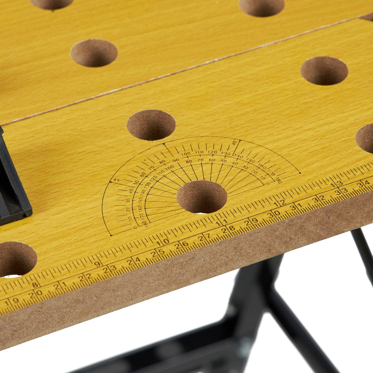 Banc de lucru, multifunctional, pliabil, suport ustensile, 75,5 x 56,5 x 62 cm - imagine 7