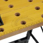 Banc de lucru, multifunctional, pliabil, suport ustensile, 75,5 x 56,5 x 62 cm - imagine 7