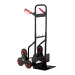 Carucior marfa pentru trepte, capacitate de incarcare 200 kg, maner reglabil pe inaltime, Relaxdays