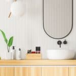 Organizator de birou/cosmetice, din bambus, 6,5 x 16,5 x 10 cm, Relaxdays - imagine 5