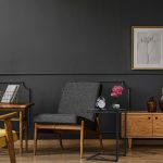 Masuta de cafea, stil modern, negru, sticla/otel,  60 x 40 x 40 cm - imagine 2
