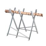 Suport pentru taierea lemnelor, dinti de fixare, sustine 150 kg, 80 x 80 x 82 cm