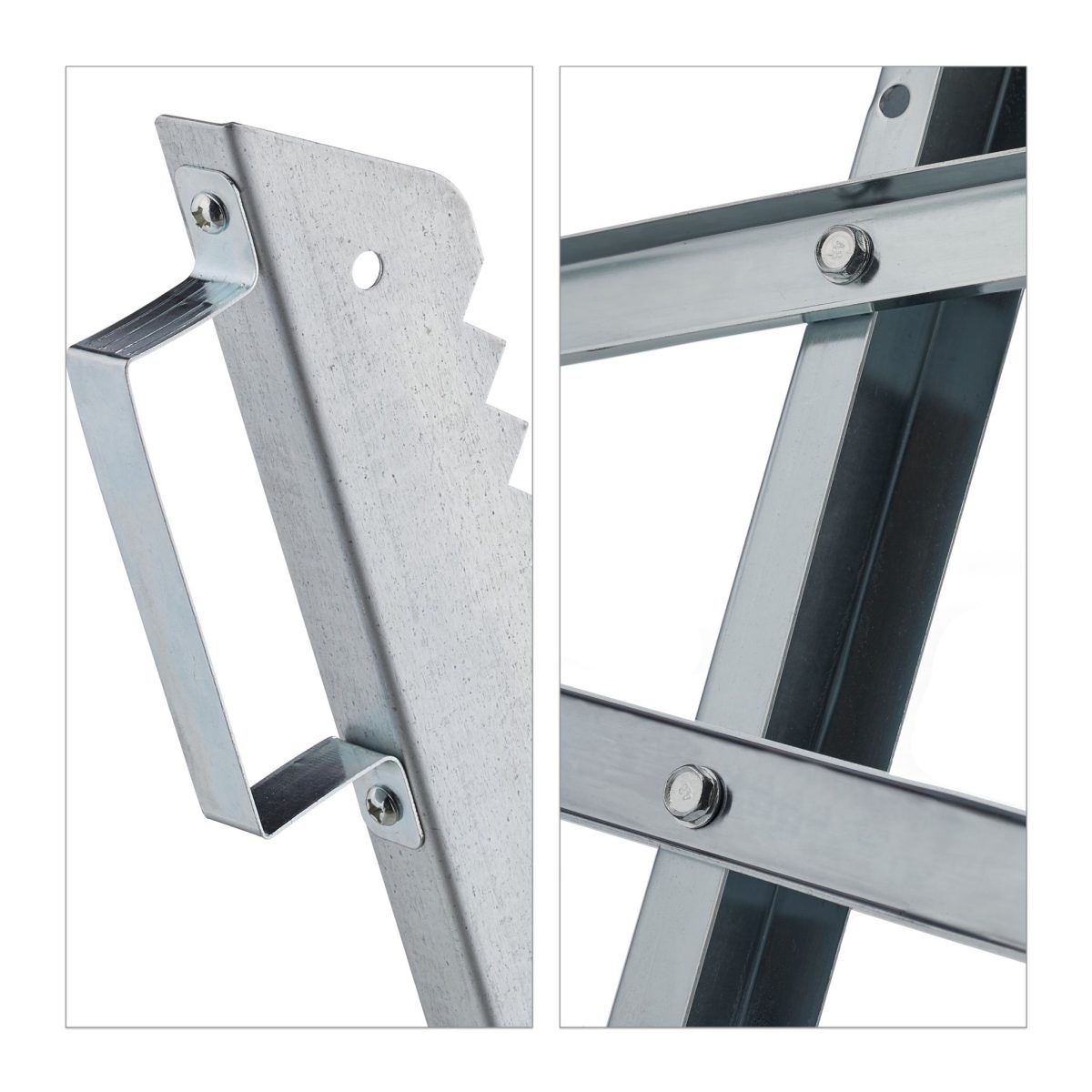 Suport pentru taierea lemnelor, dinti de fixare, sustine 150 kg, 80 x 80 x 82 cm - imagine 9