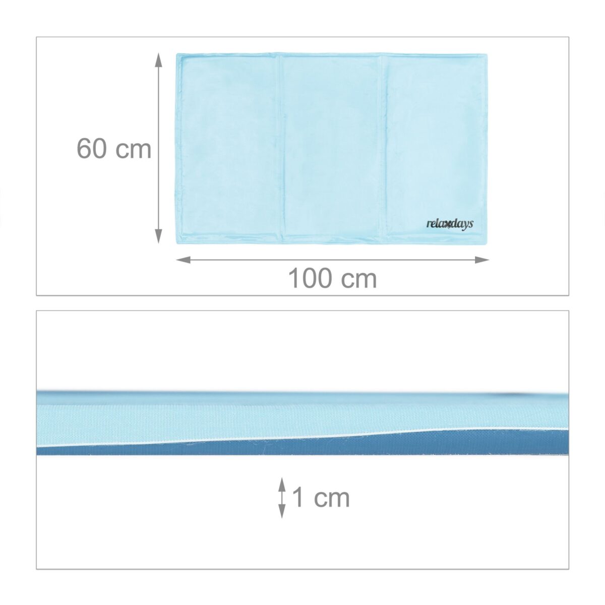 Covoras de racire, pentru caini/pisici, rezistent la zgarieturi, blue, 100 x 60 cm - imagine 4