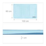 Covoras de racire, pentru caini/pisici, rezistent la zgarieturi, blue, 100 x 60 cm - imagine 4