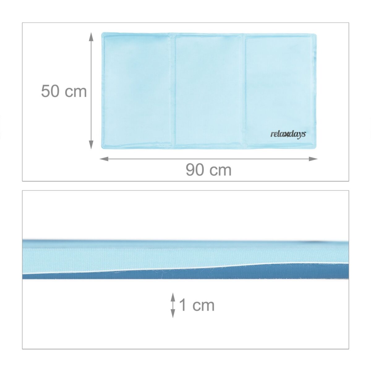Covoras de racire, pentru caini/pisici, rezistent la zgarieturi, blue,  90 x 50 cm - imagine 4