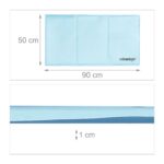 Covoras de racire, pentru caini/pisici, rezistent la zgarieturi, blue,  90 x 50 cm - imagine 4